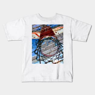 Basketball art friday vs 5 - Takumipark Basketball artwork print Kids T-Shirt